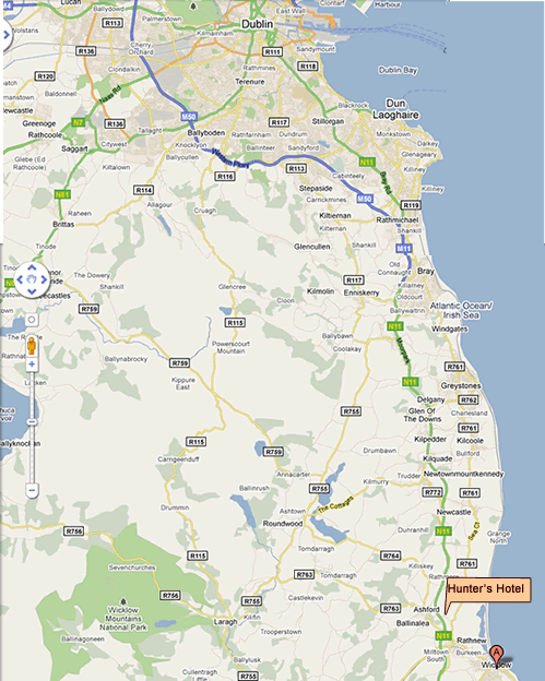 map of wicklow